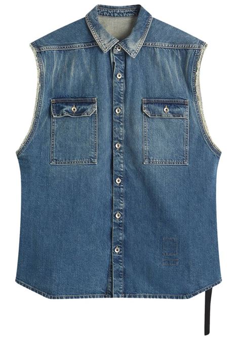 smanicato tommy jumbo uomo blu RICK OWENS DRKSHDW | DU01E3764 DWB06
